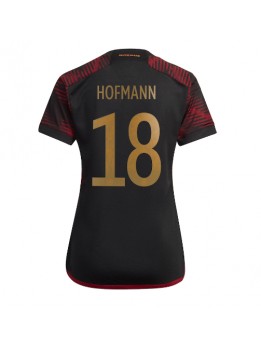 Ženski Nogometna dresi replika Nemčija Jonas Hofmann #18 Gostujoči SP 2022 Kratek rokav